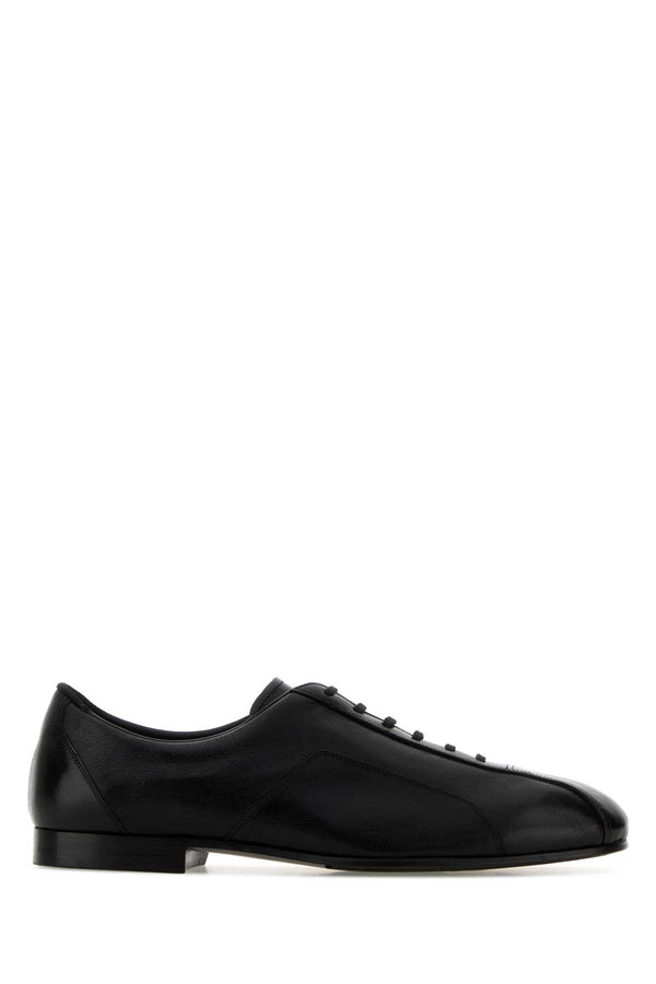 Jil Sander Exterior: 100% Calf flat in black