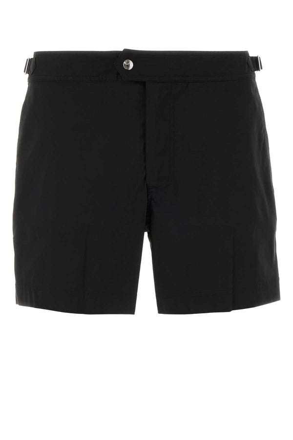 Tom Ford Compact Exterior: 100% Polyester swimming shorts in black