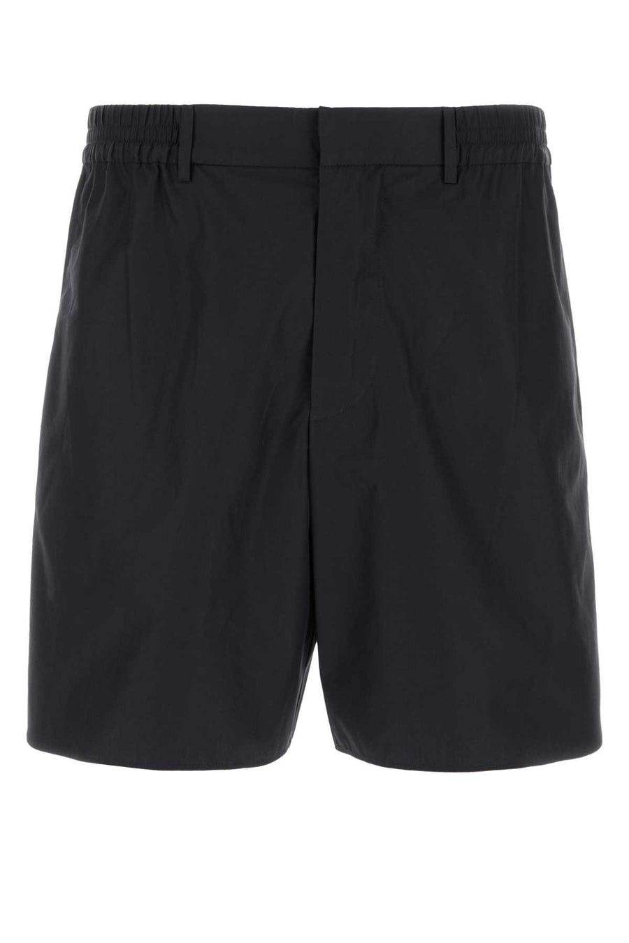 Fendi Heavy 100% Cotton bermuda shorts in black