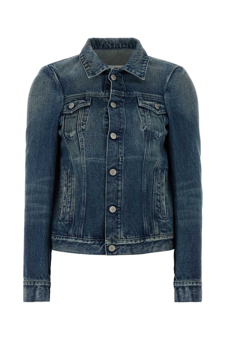MM6 Maison Margiela 100% Cotton denim jacket in blue