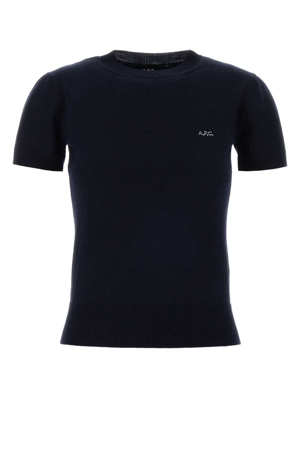 A.P.C. 60% Virgin wool sweater in navy