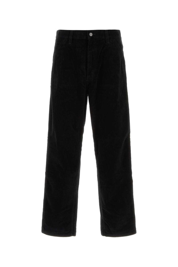 Carhartt Wip Pant 100% Cotton Coventry Corduroy trousers in black