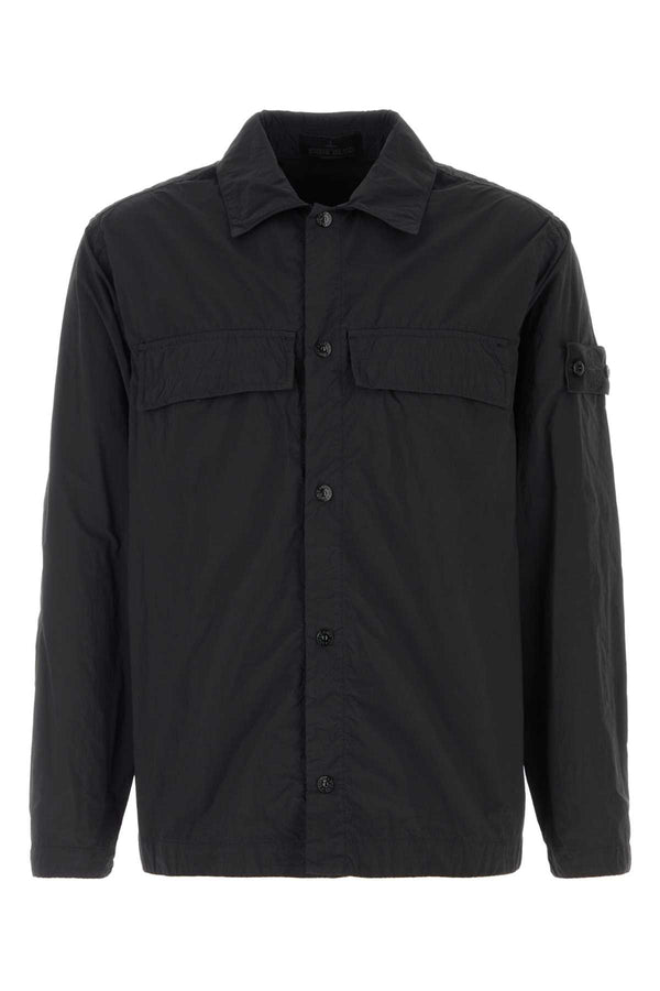 Black Nylon Shirt Exterior: Camicie