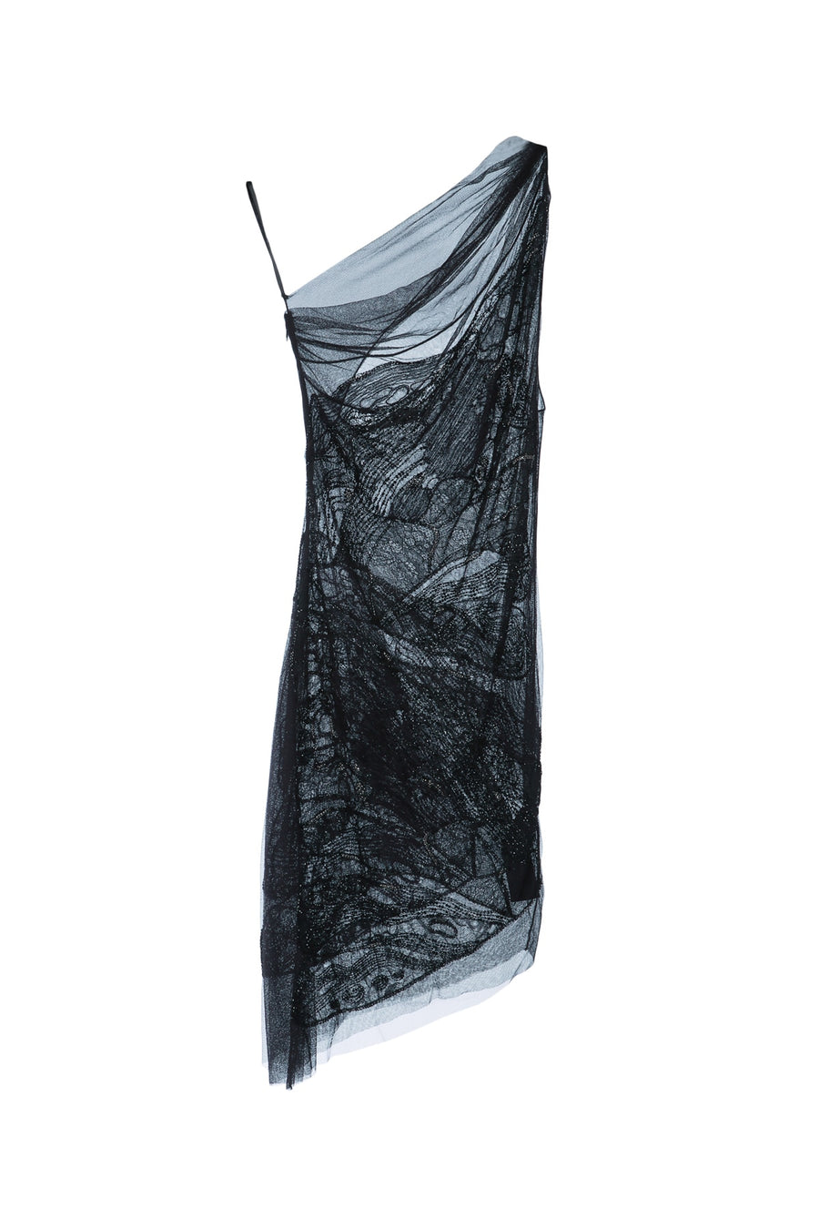 Elisabetta Franchi Ricamato 100% Polyamide dress in black
