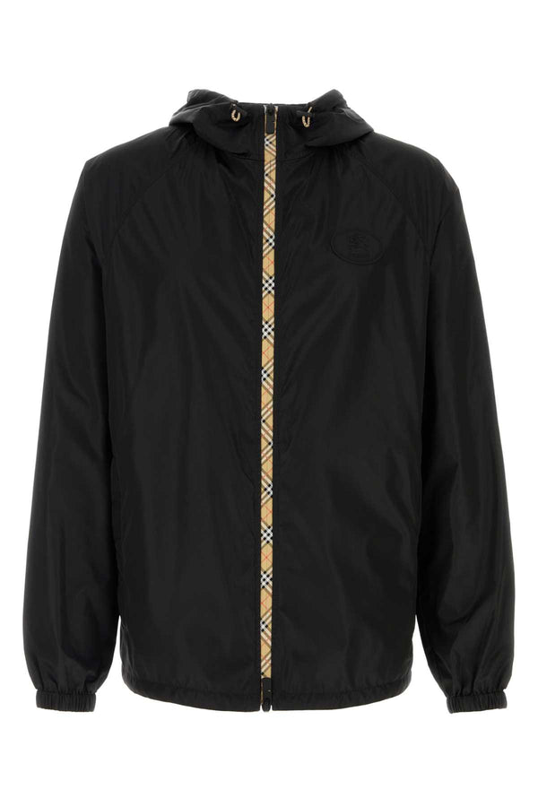 Burberry 100% Polyamide (Nylon) windbreaker in black