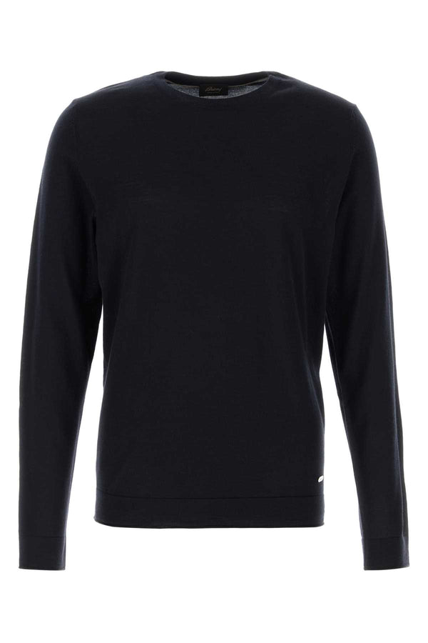 Brioni 100% Wool sweater in navy