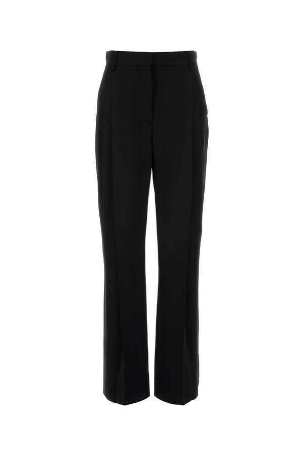 Stella McCartney Straight 73% Acetate trousers in black