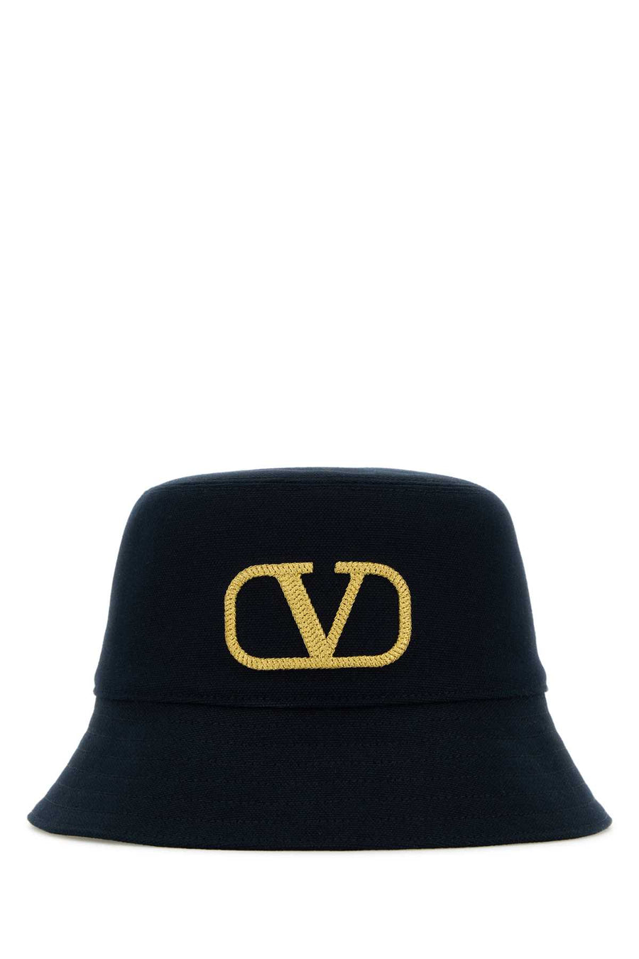 Valentino Garavani Vlogo Exterior: 100% Cotton; Lining: 100% Polyester bucket hat in navy