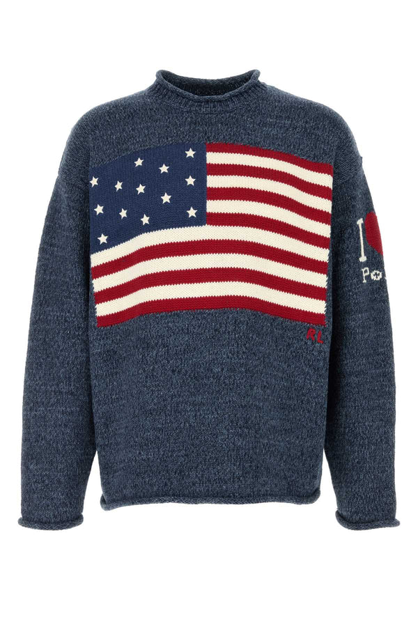 Polo Ralph Lauren 100% Cotton sweater in blue