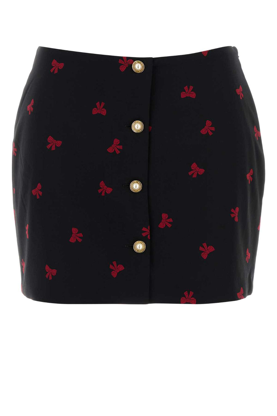 Alessandra Rich Exterior: 100% Silk; Lining: 100% Polyester skirt in black