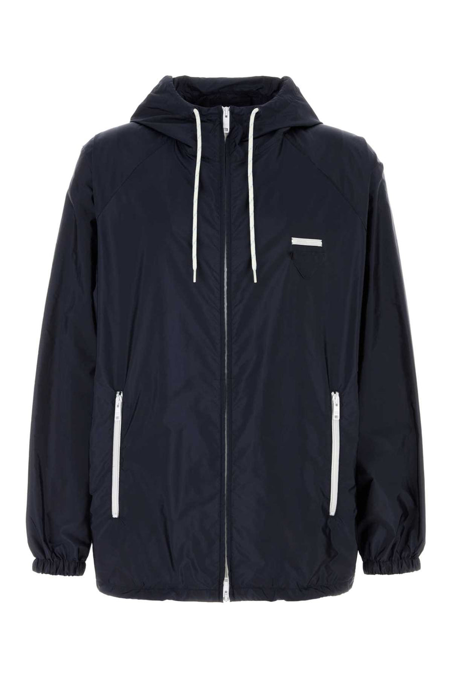 Prada Piuma 100% Recycled Polyamide (Re-Nylon) jacket in navy