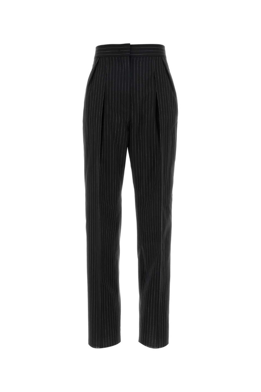 Max Mara 100% Virgin wool trousers in black