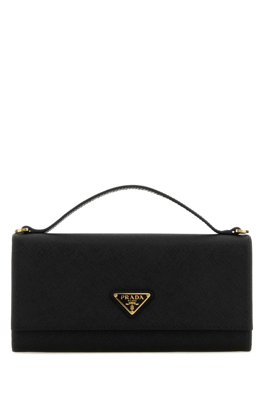 Prada Exterior: 100% Leather wallet in black