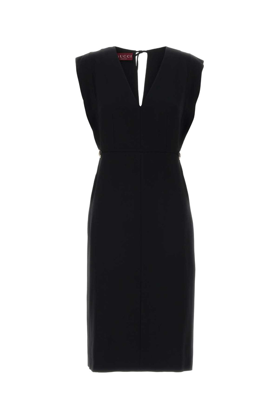 Gucci 77% Acetate dress in black