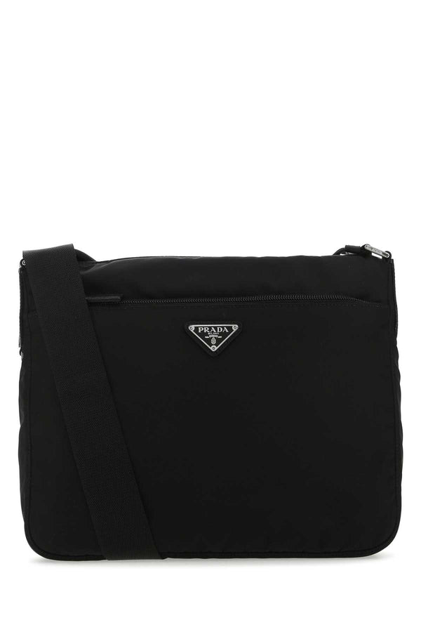 Prada 100% recycled polyamide crossbody bag in black