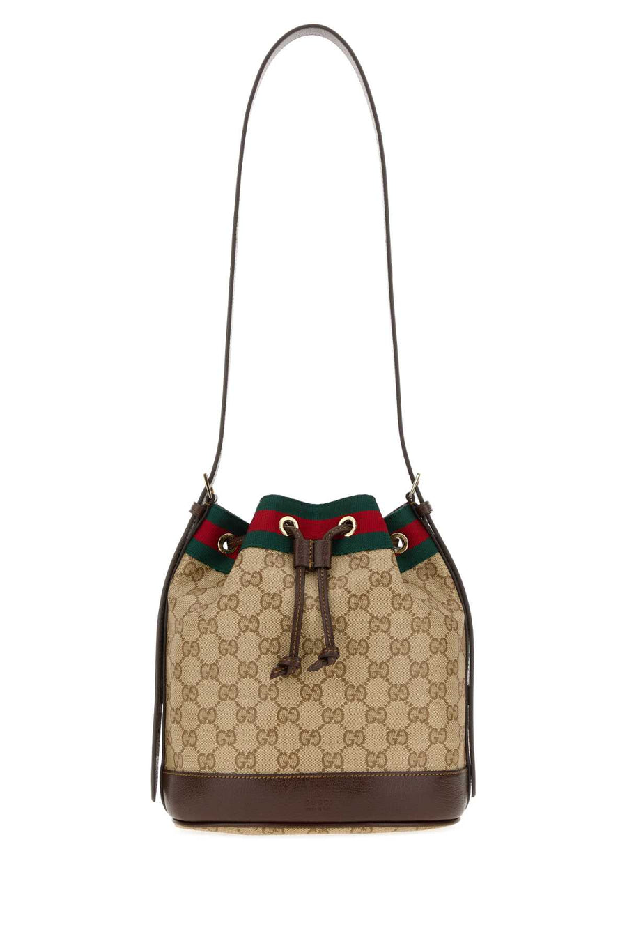 Gucci Exterior: 100% Fabric bucket bag in beige