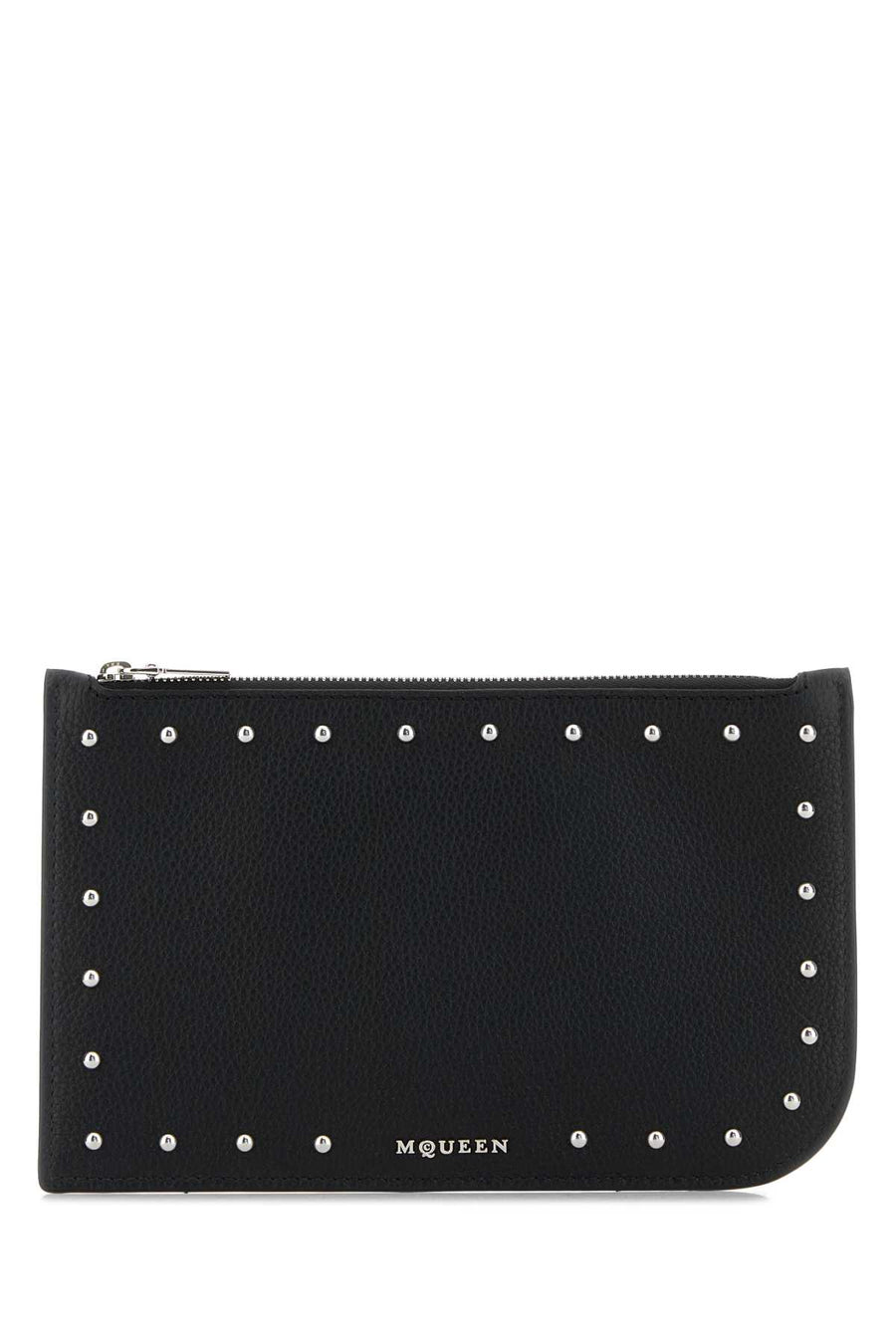 Alexander McQueen Pouch Exterior: 100% Leather pouch wallet in black