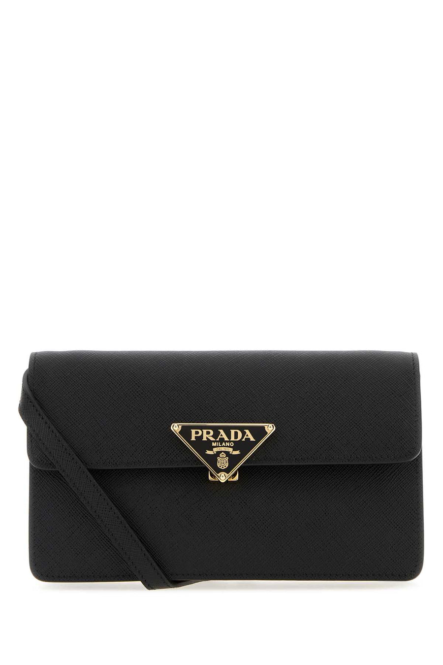 Prada 100% Vitello crossbody bag in black