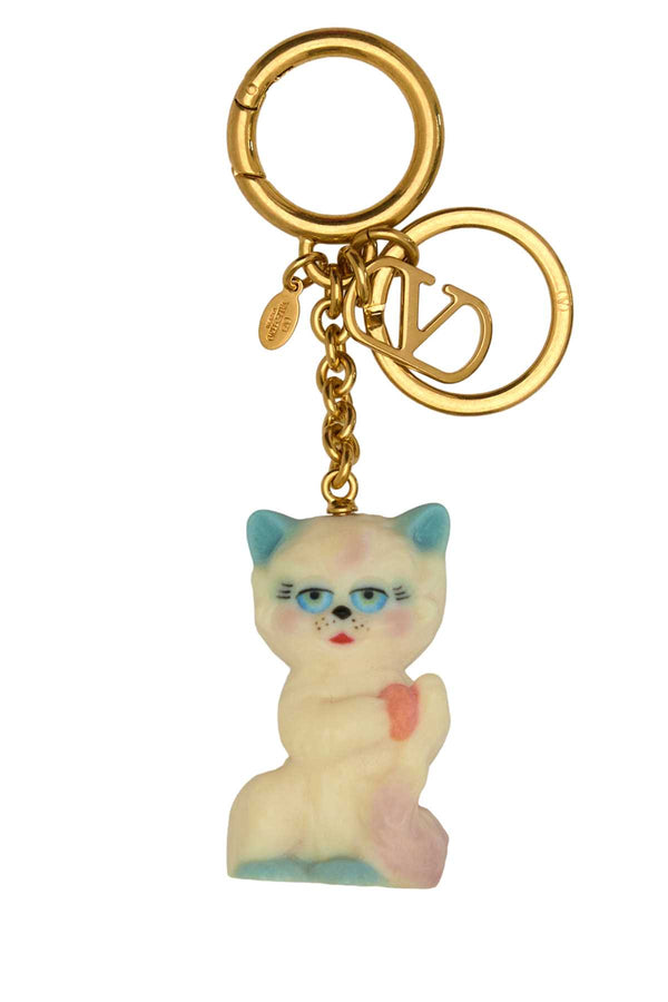 Valentino Garavani Ring Metal key case in gold