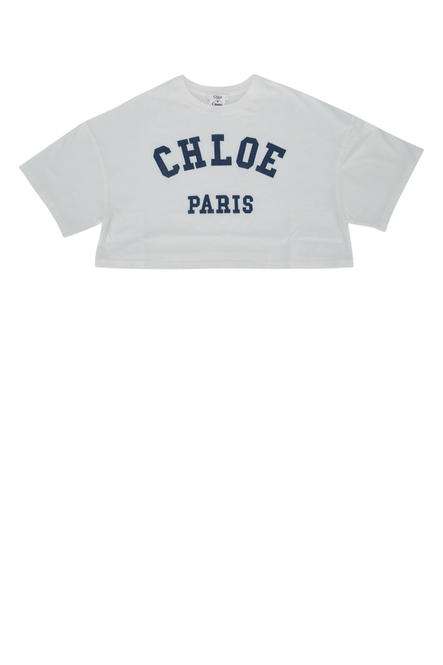 Chloe Kids Sleeves 100% Cotton t-shirt in white