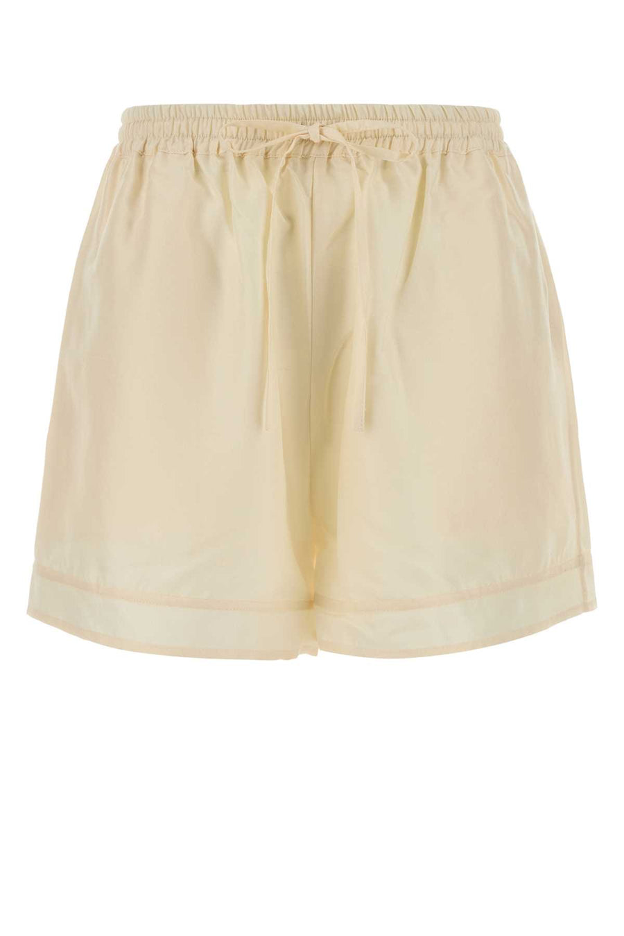 Le Kasha With 100% Silk bermudas in beige