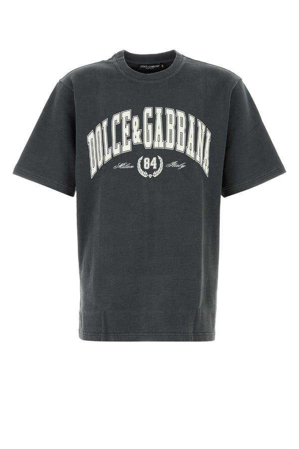 Dolce & Gabbana 100% Cotton t-shirt in gray