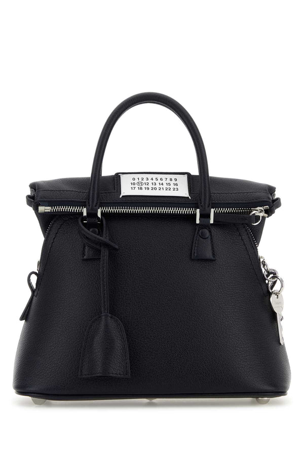 Maison Margiela Classique 100% goat leather (body) top handle bag in navy