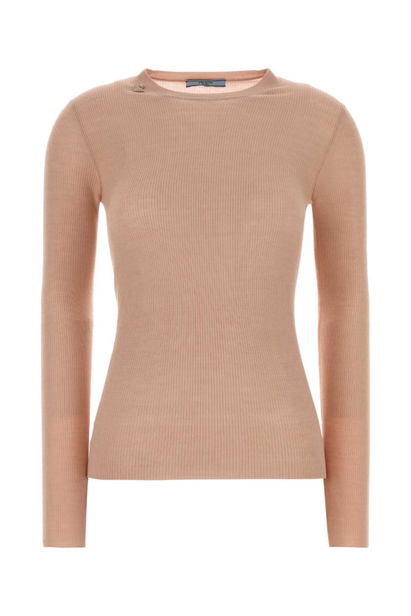 Prada 100% Virgin wool sweater in pink