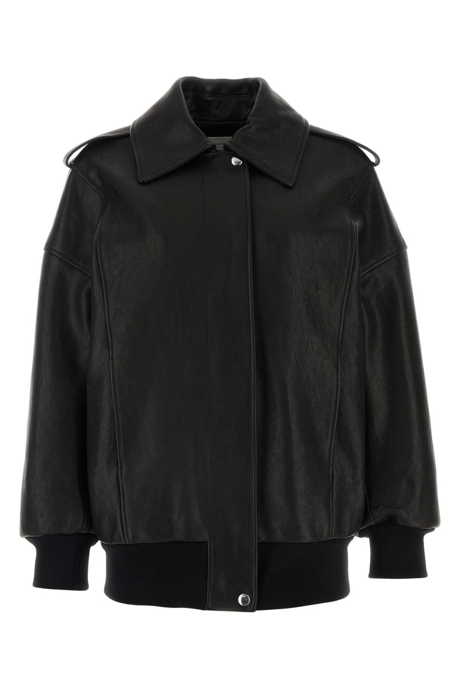 Alexander McQueen Aviator Exterior: 100% Lamb jacket in black