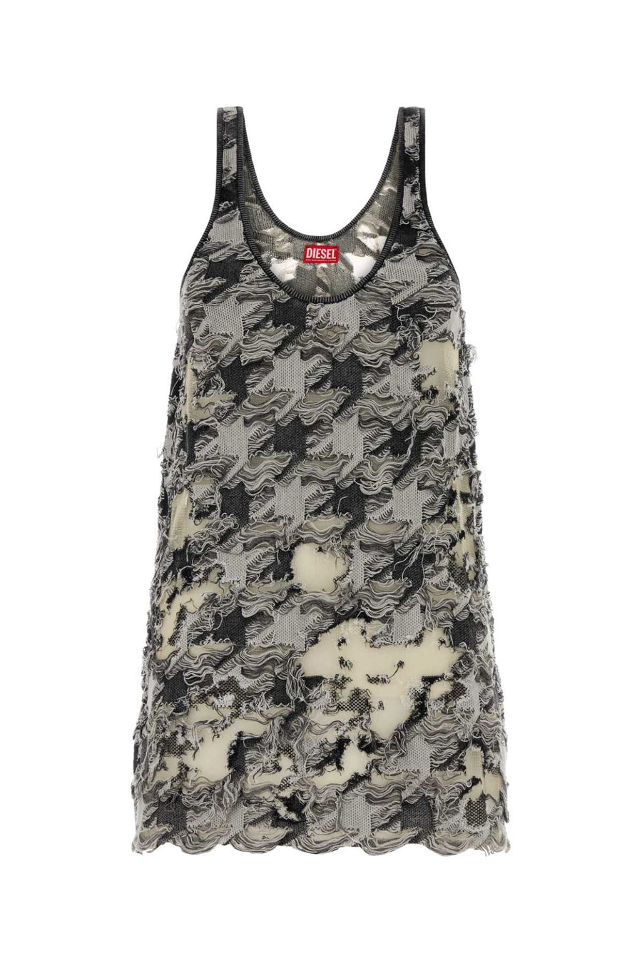 Diesel 75% Cotton mini dress in multicolor
