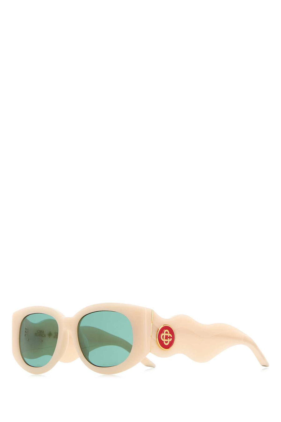 Casablanca Metal 100% Acetate sunglasses in beige