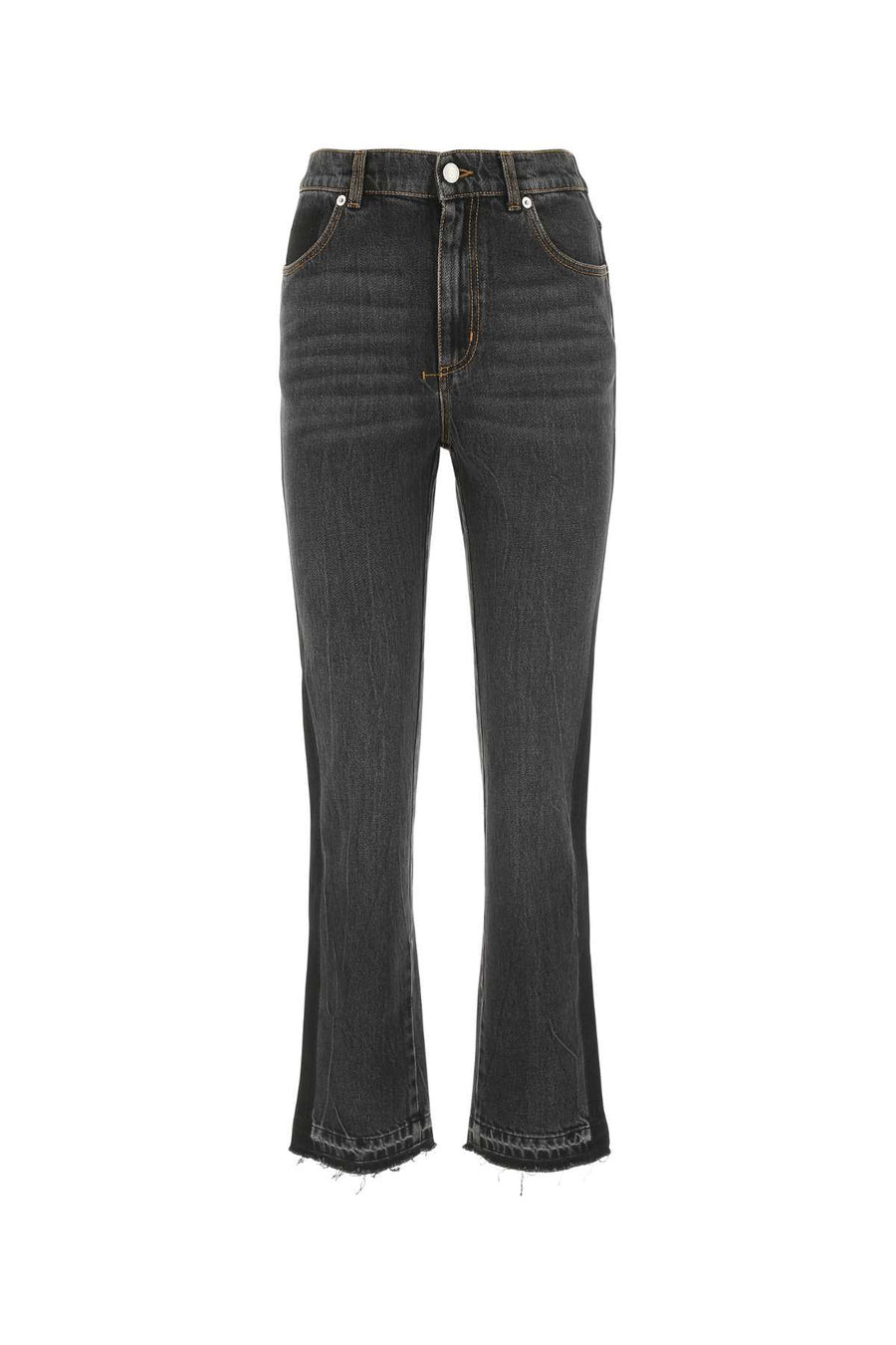 Alexander McQueen 100% Cotton jeans in black
