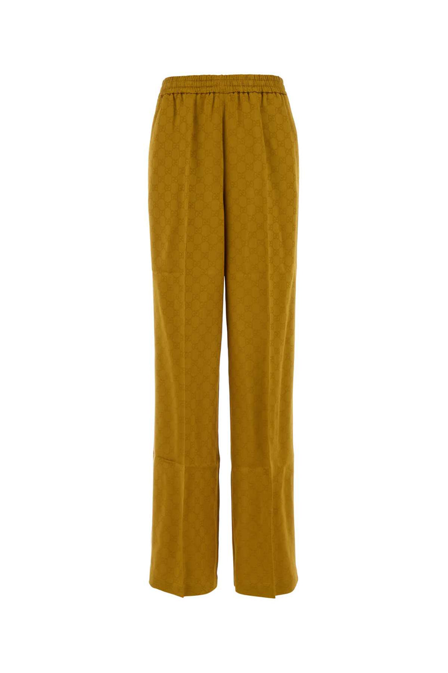 Gucci 55% Viscose 45% Acetate joggers in mustard