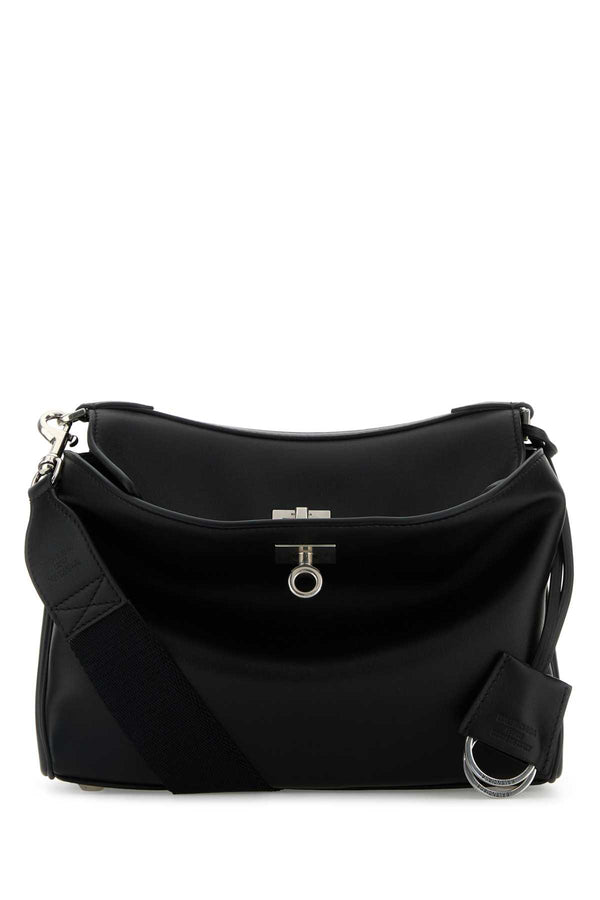 Balenciaga Exterior: 100% Leather shoulder bag in black
