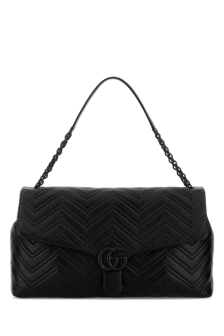 Gucci Harmont Exterior: 100% Leather shoulder bag in black