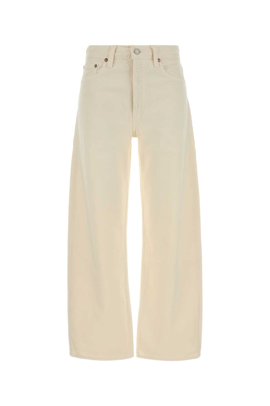 Agolde Jean 100% Recycled cotton jeans in beige