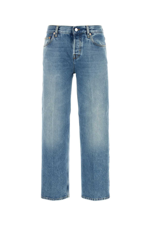 Gucci Exterior: 100% Cotton jeans in blue
