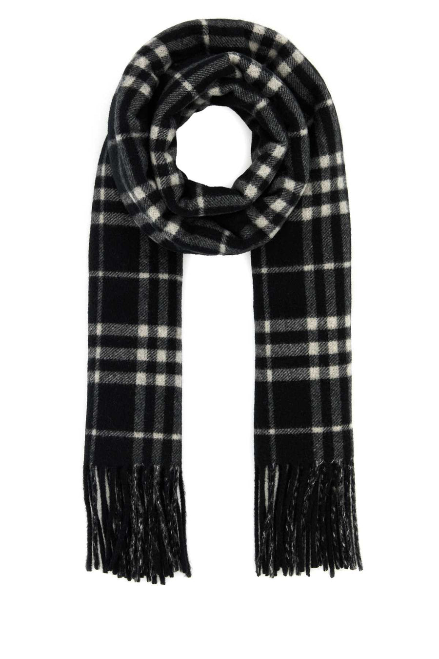 Burberry Giant 100% Cashmere scarf in black