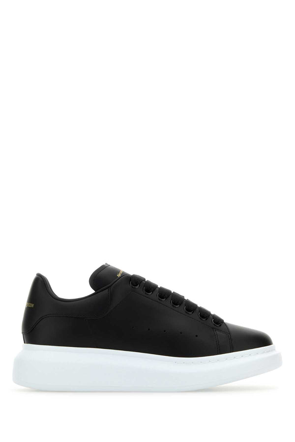 Alexander McQueen Calf leather sneaker in black