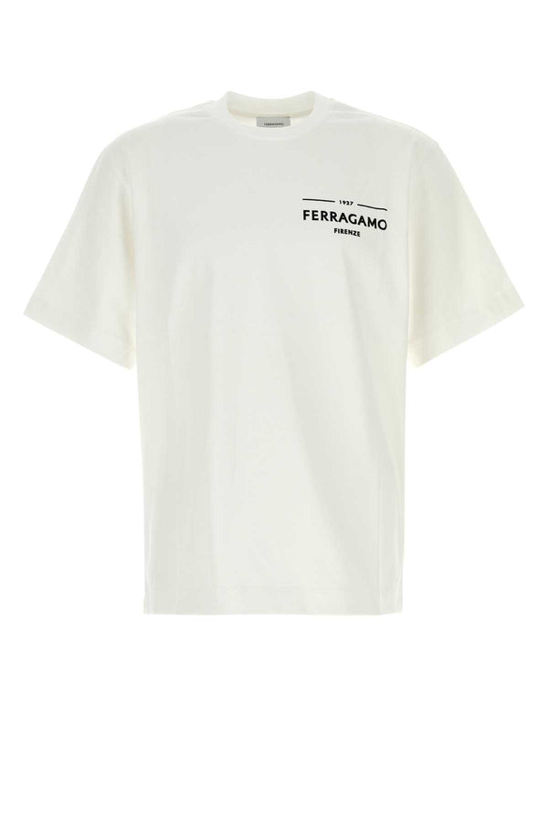 White Cotton T-Shirt 3886002bianco Exterior