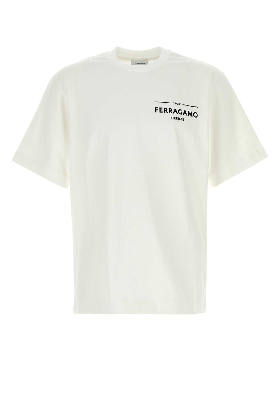 White Cotton T-Shirt 3886002bianco Exterior