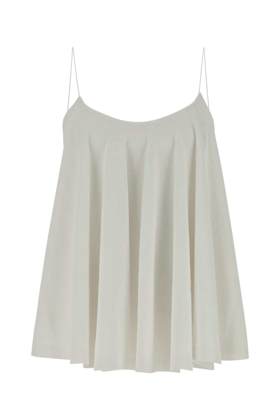 Jacquemus Haut 88% Viscose tank top in white