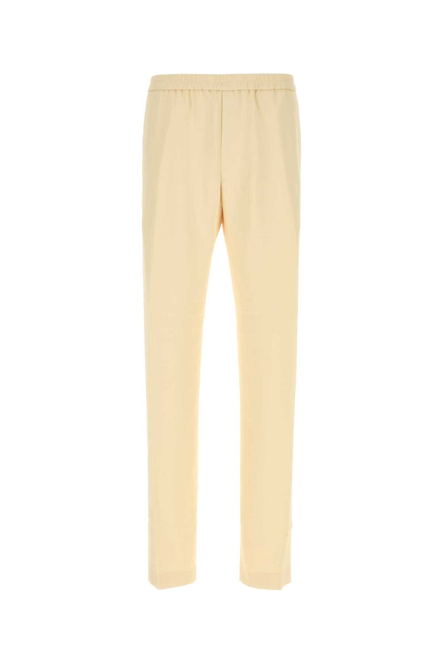 Dries Van Noten 100% Acetate trouser in cream