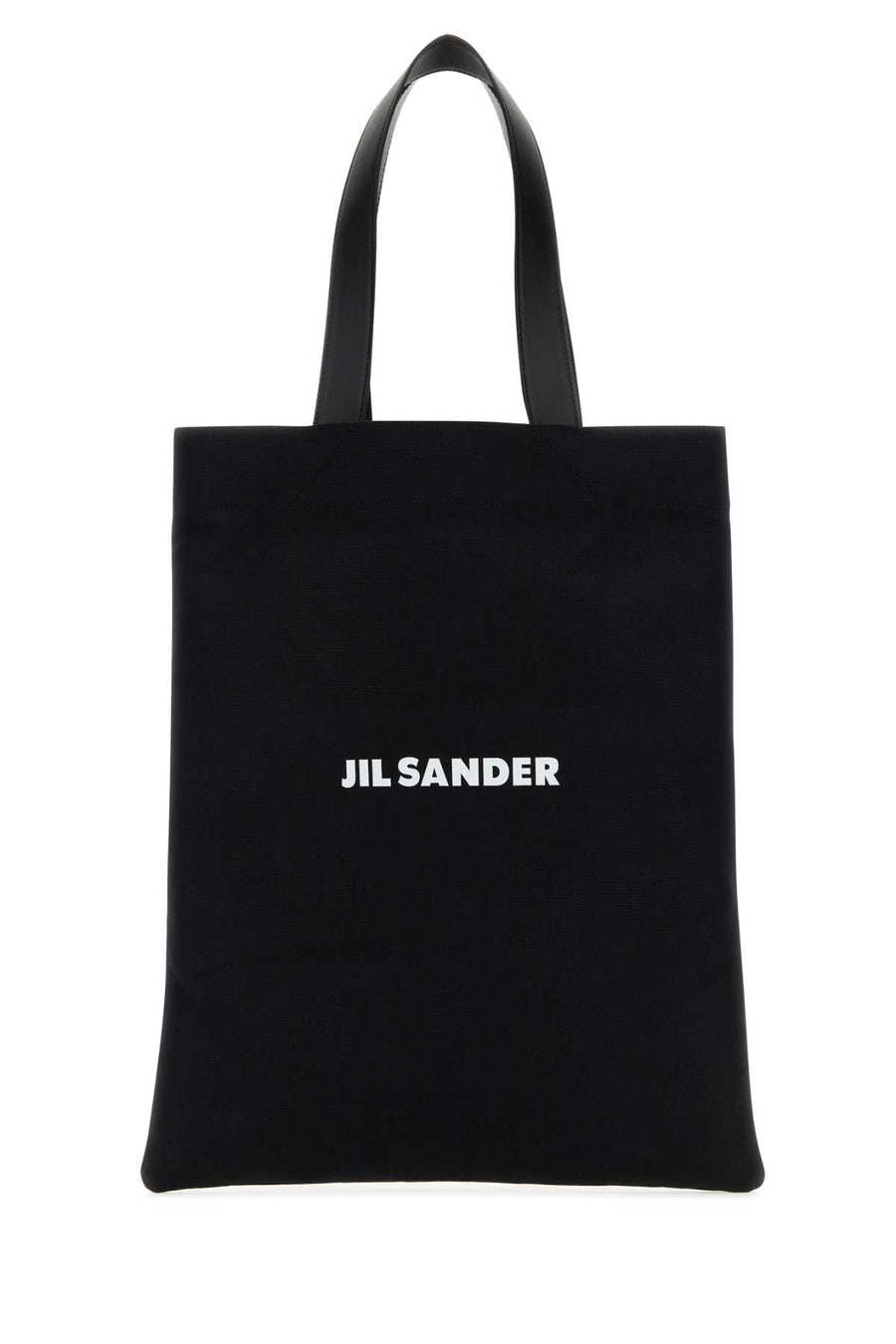 Jil Sander 70% Cotton tote bag in black