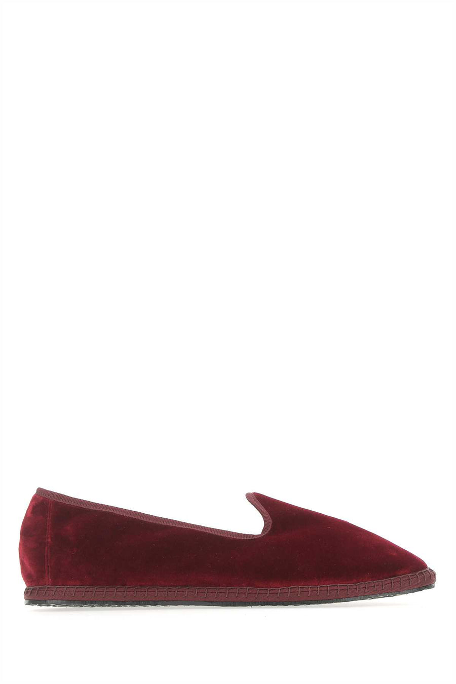 Vibi Venezia Bordeaux Exterior: 100% Fabric ballet flat in red