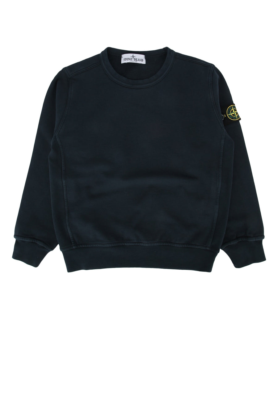 Stone Island Kids 100% Cotton sweatshirt in navy