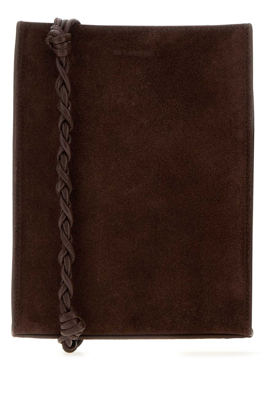 Jil Sander Exterior: 100% Calf Suede; Lining: 100% Leather shoulder bag in brown