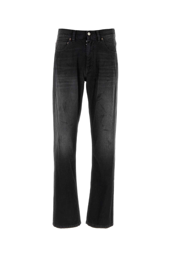 MM6 Maison Margiela Pockets 100% Cotton jeans in black