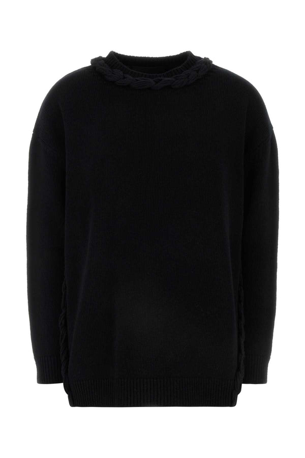Valentino Garavani 100% Virgin wool sweater in black