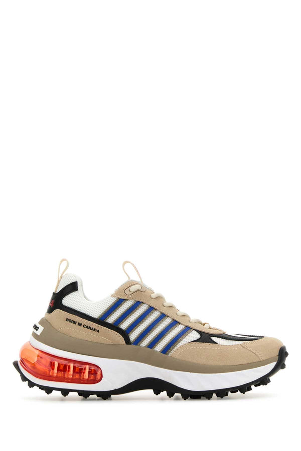 Dsquared2 Exterior: Fabric sneakers in beige